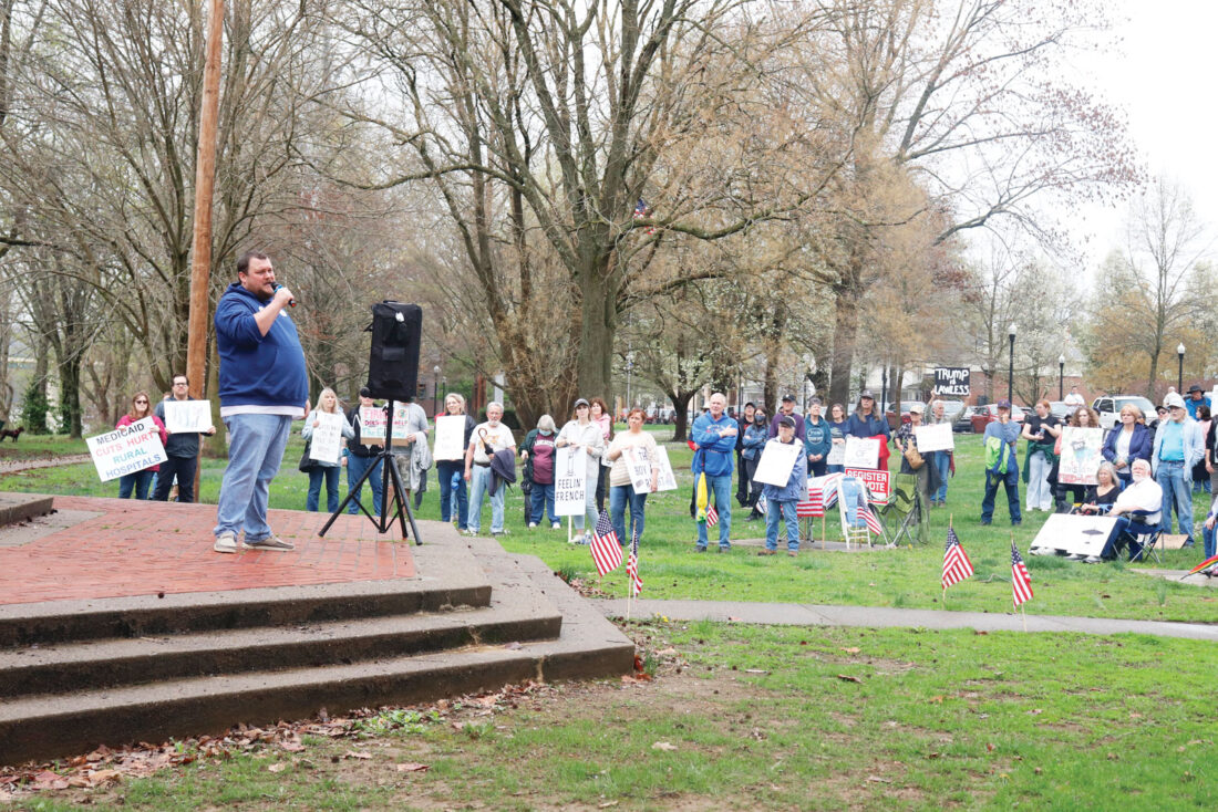 Hundreds protest Trump administration at Marietta park | News, Sports ...